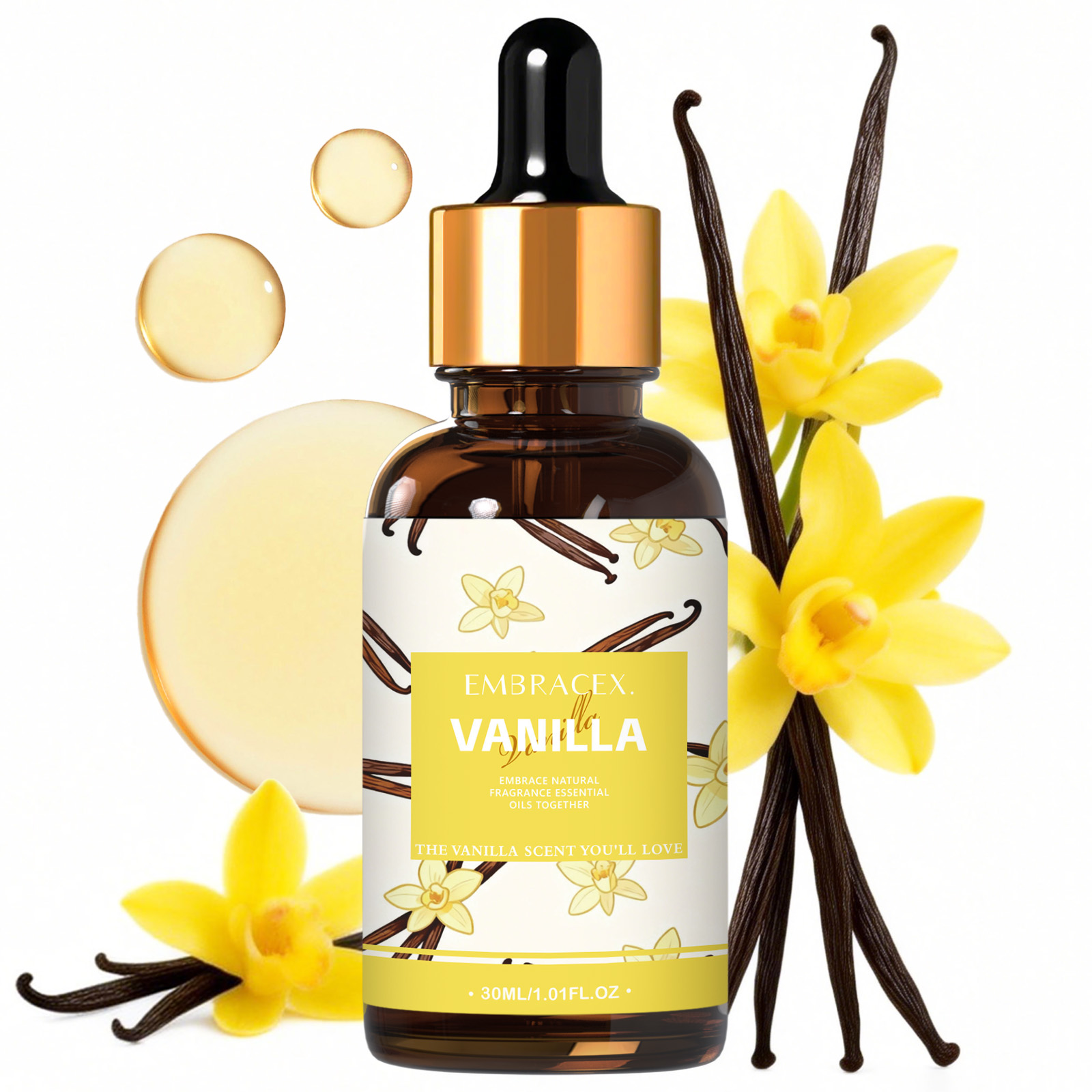 Home Fragrance Gift - 30ml Vanille Geuroliën voor Diffusers, Kaarsen