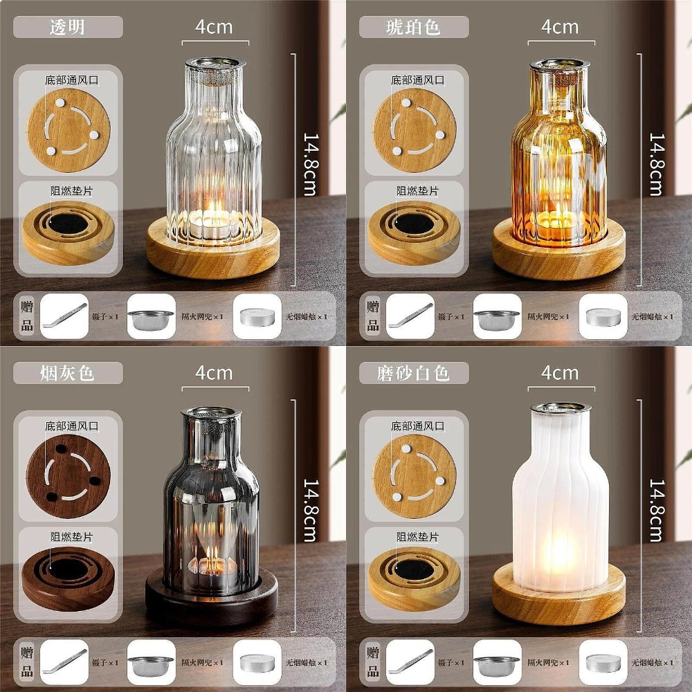 Home Fragrance Vanilla Cashmere - Huisdecoratie Aromalamp Chinese Kaars Agarhoutbrander Glazen