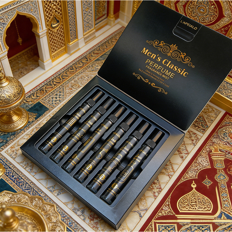 Home Fragrance Gift - Klassieke Houtgeur Huisaroma Spray Cadeaubox Draagbare