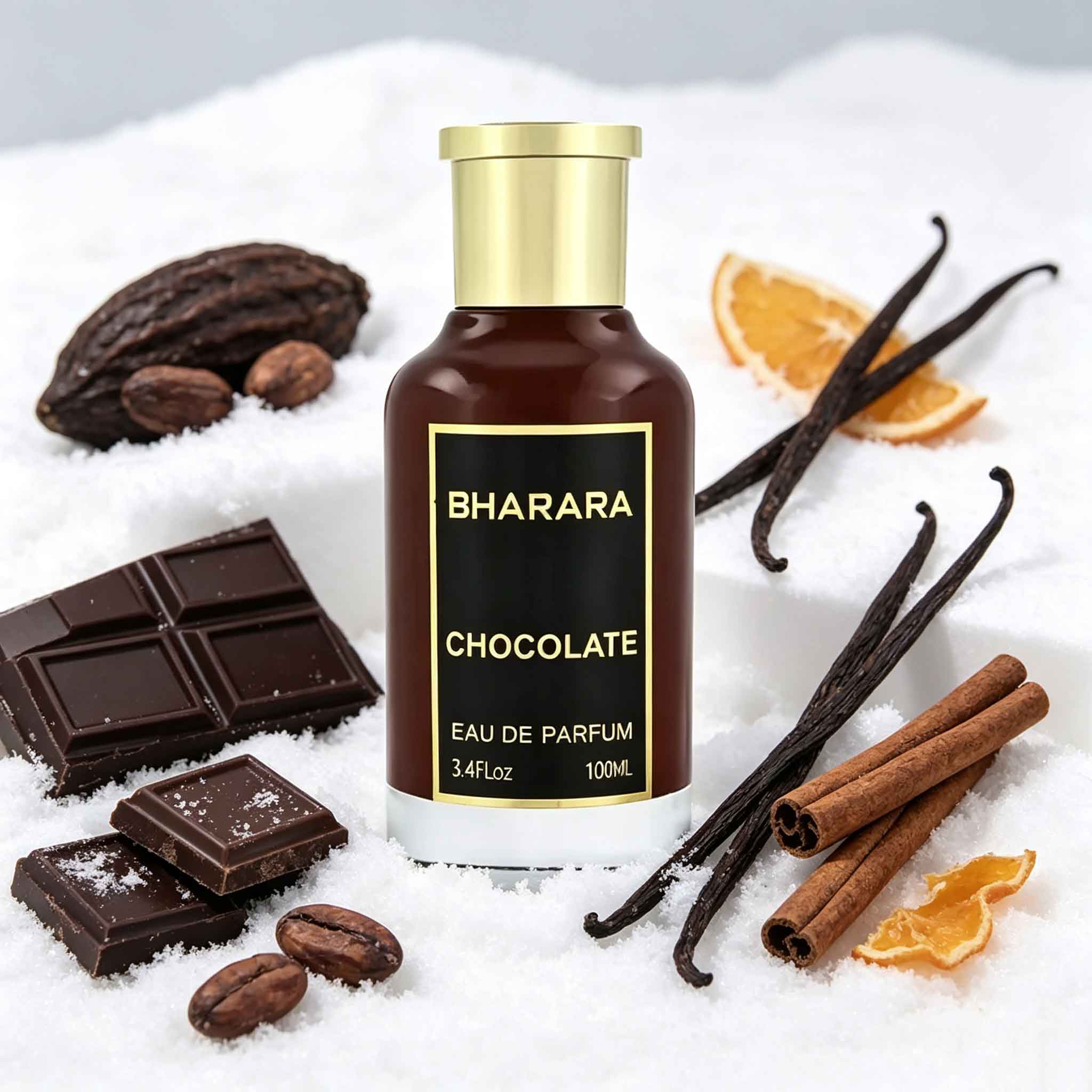 Home Fragrance Usa - Bharara Chocolate Long-Lasting EDP, rijke gelaagde