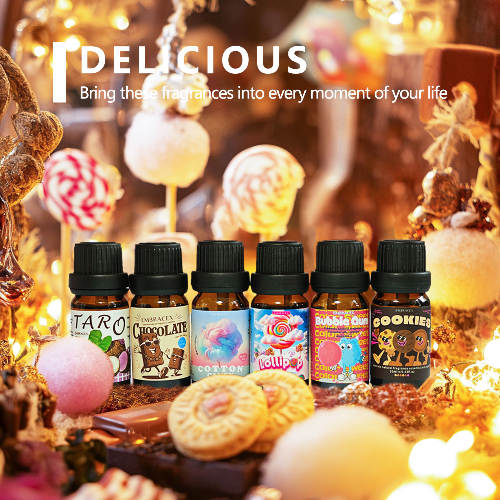 6PC/1Set Heerlijke Geuroliën C - Home Fragrance Gift Box recensie en prijs