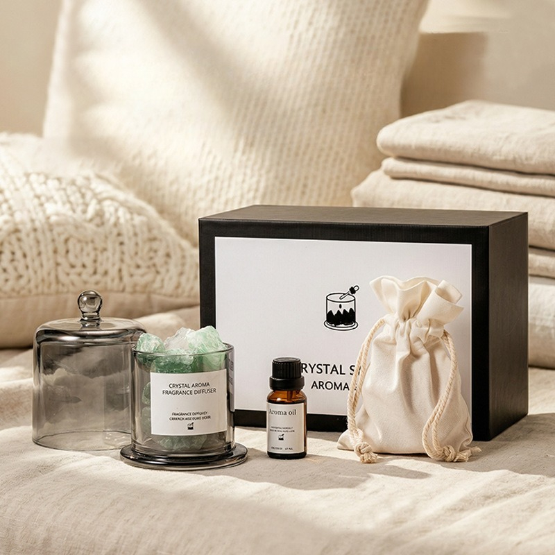 Luxe kristallen diffuserstenen - Fragrance Oil Set recensie en prijs