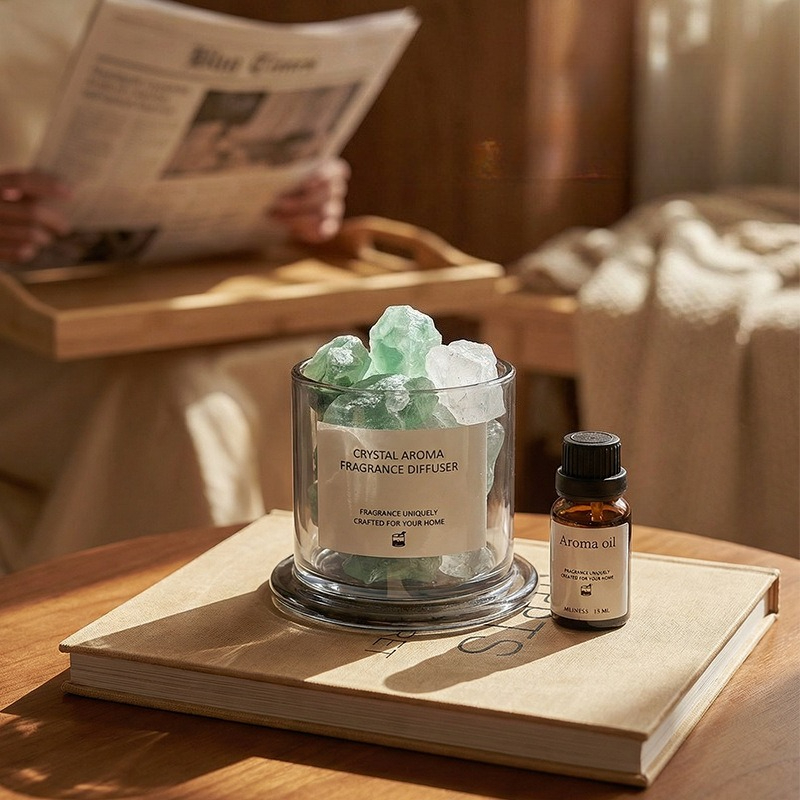 Luxe kristallen diffuserstenen - Fragrance Oil Set recensie en prijs