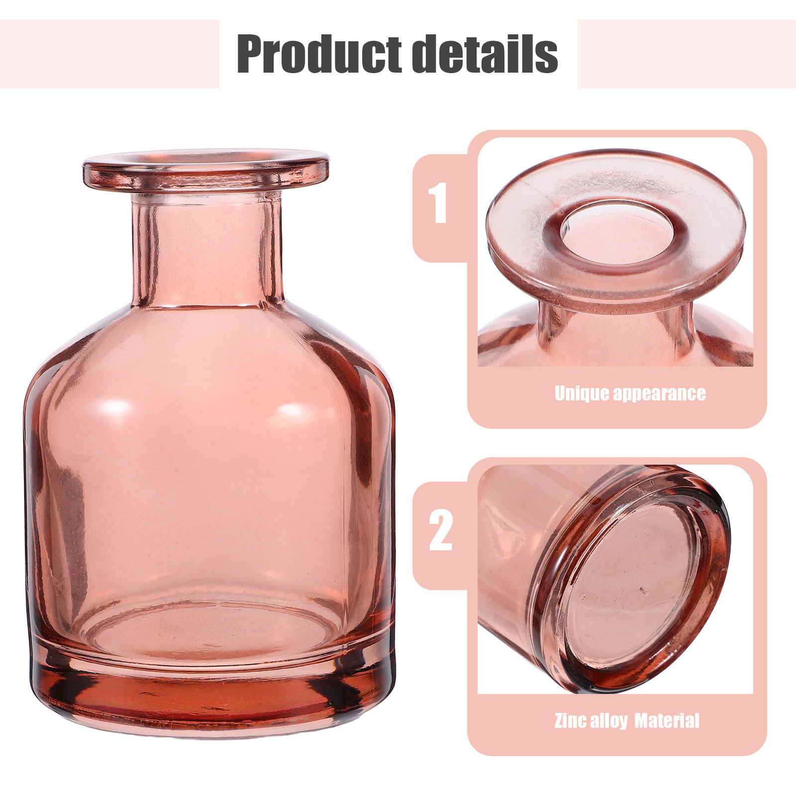 2 stuks elegante ronde glazen  - Home Fragrance Diffuser Refills recensie en prijs